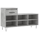  Skoskap betonggrå 102x36x60 cm konstruert tre 8721012114074