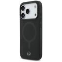 Mercedes MagSafe Etui i Lær for iPhone 17 Pro - Svart