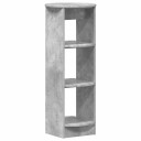  Sideskap BetongGrå 40 x 40 x 100 cm Konstruert tre