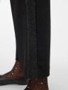Vero Moda Girl Berlin bukse Wide Mid Waist glitter  svart (140 / 10 år)