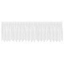  Gardiner med gardiner Blomster Hvit Polyester