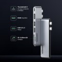 Ugreen CM380 USB-C Hub 2x USB-C, HDMI, 2x USB 3.0, SD/TF og USB-C PD Grå