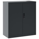  Arkivskap antrasitt 79x40x90 cm stål