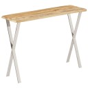  Konsollbord med naturlig kant 105x33x76 cm heltre mango 8721012364899