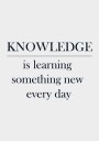 Knowledge Plakat Plakat / 21x30cm