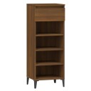 vidaXL Skohylle brun eik 40x36x105 cm konstruert tre