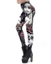 Svart Day Of The Dead TightStrl  2XL
