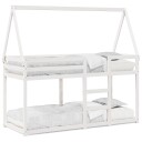  Køyeseng med tak hvit 80x200 cm heltre furu 8721102669804