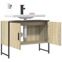 Servantskap sonoma eik 80x33x60 cm konstruert tre 842462
