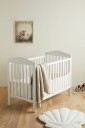 JLY Dream cot dropside ELLA White