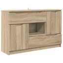  Serviesskap med skuff Sonoma eik 100 x 30 x 65,6 Konstruert tre