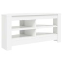 vidaXL HjørneTV skap 102 x 40,5 x 45 cm Hvit Konstruert tre
