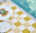 Pappelina Pix matte mustard 70x160 cm