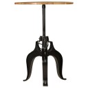 vidaXL Barbord heltre mango 75x(76-110) cm