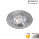 EcoDim ED-10045 LED-møbelspot Ø55 mm 2700K nikkel