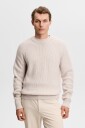J. Lindeberg Hallow Knitted Crew Neck   Cream   M