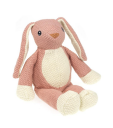Cute By Felix Bomull Bamse Rose Kanin - 18/29 cm