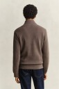 Gant Hybrid Zipped Cardigan   Brown   M