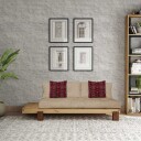 Fynros 2 seters Sovesofa   Natur