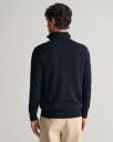Klassisk bomullsgenser med halv glidelås EVENING BLUE XL