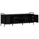 vidaXL TV skap 133 x 33 x 50 cm Svart eik Konstruert tre