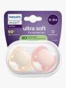 Philips Avent Ultra Soft smokk 0 6 m 2 pakning gul/oransje