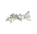 Farfalle vägglampa Burnished Silver Leaf
