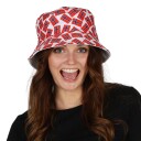 Solhatt med norske flagg - One size