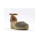 Espadrilles Dame Sko Grå 38 EU,