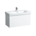 LAUFEN PRO N SERVANTSKAP 77 CM 1 SKUFF & PLASSEBESPARENDE VANNLÅS HVIT MATT