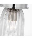 Asalea 5" Solitaire Flush Mount Polished Nickel