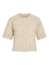 VISENEA S/S EMBROIDERY CARDIGAN