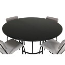 Spisegruppe furniture/fashion Copenhagen Ø140 cm med 4 Kenth Stoler