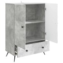  Serviesskap Betonggrå 66 x 34,5 x 95 cm Konstruert tre