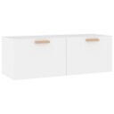 vidaXL Veggskap hvit 100x36,5x35 cm konstruert tre