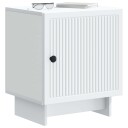  Nattbordskap Hvit 43 x 34,5 x 50 cm Konstruert tre