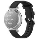 Silikonarmbånd for Garmin Lily 2 / Lily 2 Active   Svart