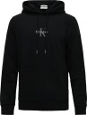 Calvin Klein Jeans Cl Ls 350Terry Micro Mnlg Hoodie   BLACK   L