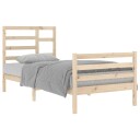 vidaXL Sengeramme heltre 90x200 cm