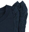 Tommy Hilfiger Broderie Anglaise Knit Top Ss Navy 128