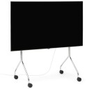 Pedestal Moon Rollin" Tv Stand Chrome