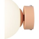 Aldex Ball vegglampe korall Ø14 cm