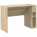 vidaXL Skrivebord Sonoma eik 109 x 50 x 78 cm Konstruert tre