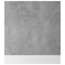 vidaXL Oppvaskmaskinspanel betonggr? 59,5x3x67 cm sponplate
