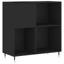  Hifi benk svart 84,5x38x89 cm konstruert tre