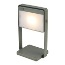 Saulio To-Go bordlampe utendørsbruk Solcelle oppladbar 3W IP44 Oliven grønn