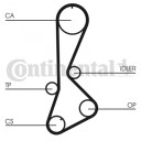 Registerrem CONTITECH CT828