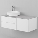 INR Iconic Nordic Rooms AIR Solid Servantskap med 2 Skuffer og 1 Dør H:35xd:45cm NCS Farge / 120cm Høyre