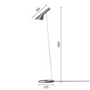 Louis Poulsen AJ Gulvlampe Brass/Warm Grey