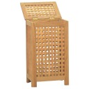 vidaXL Skittentøyskurv 35x25x60 cm heltre teak